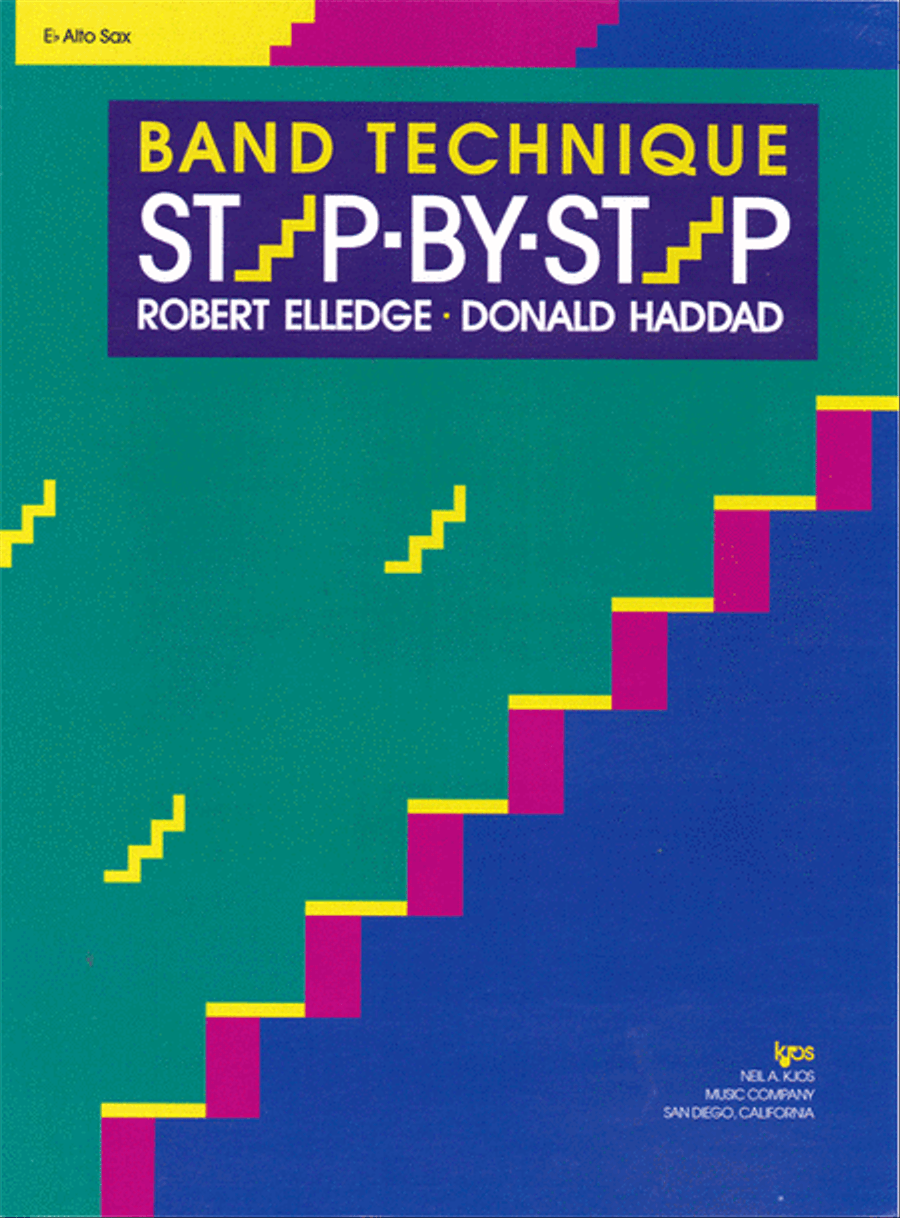 Band Technique: Step-By-Step - Eb Alto Saxophone Alto Saxophone scores gallery preview page 1