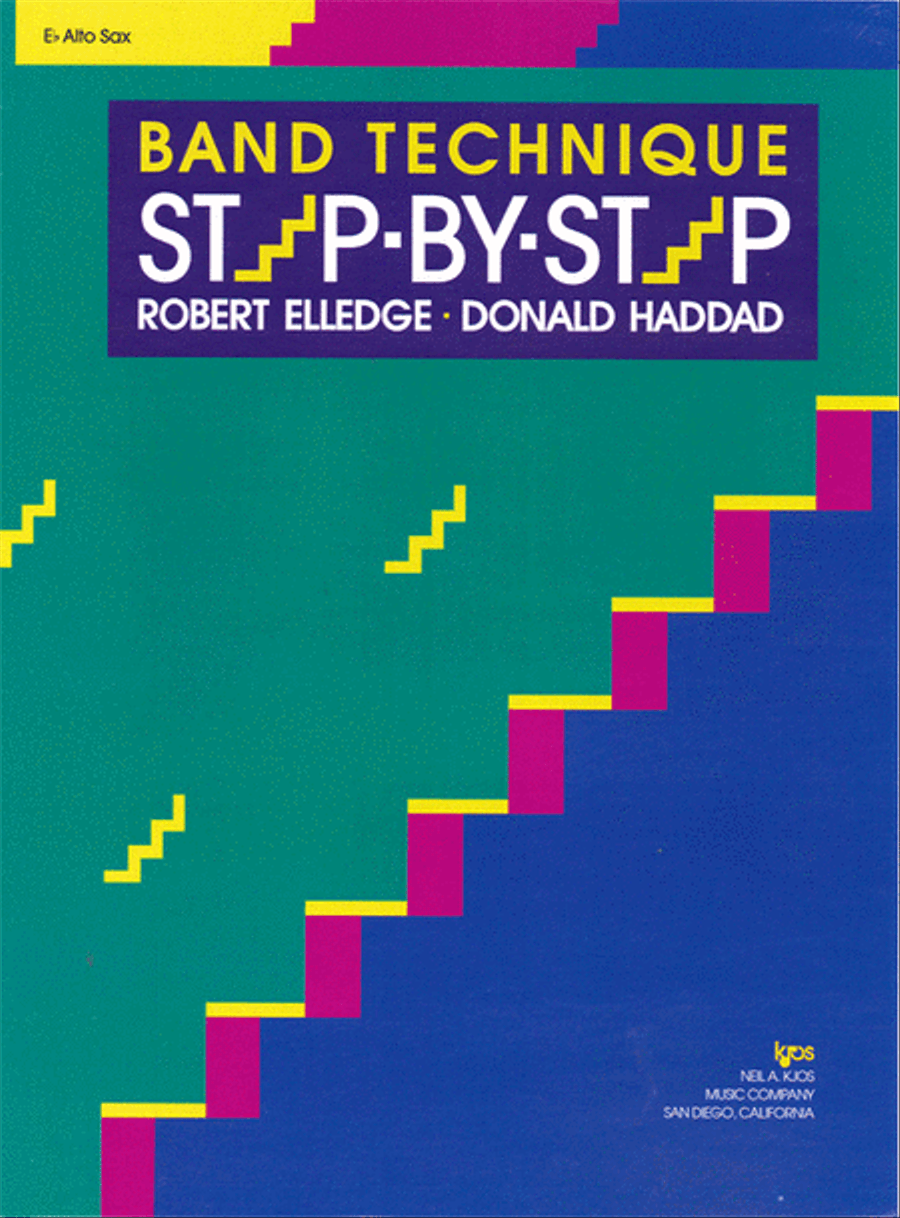Band Technique: Step-By-Step - Eb Alto Saxophone