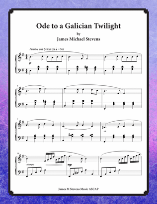 Ode to a Galician Twilight