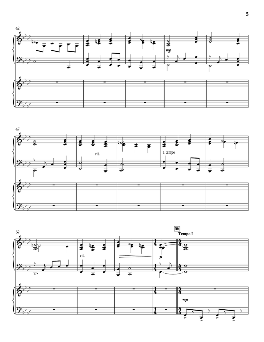 March Of The Three Kings March Of The Three Kings Piano Duet scores gallery preview page 5