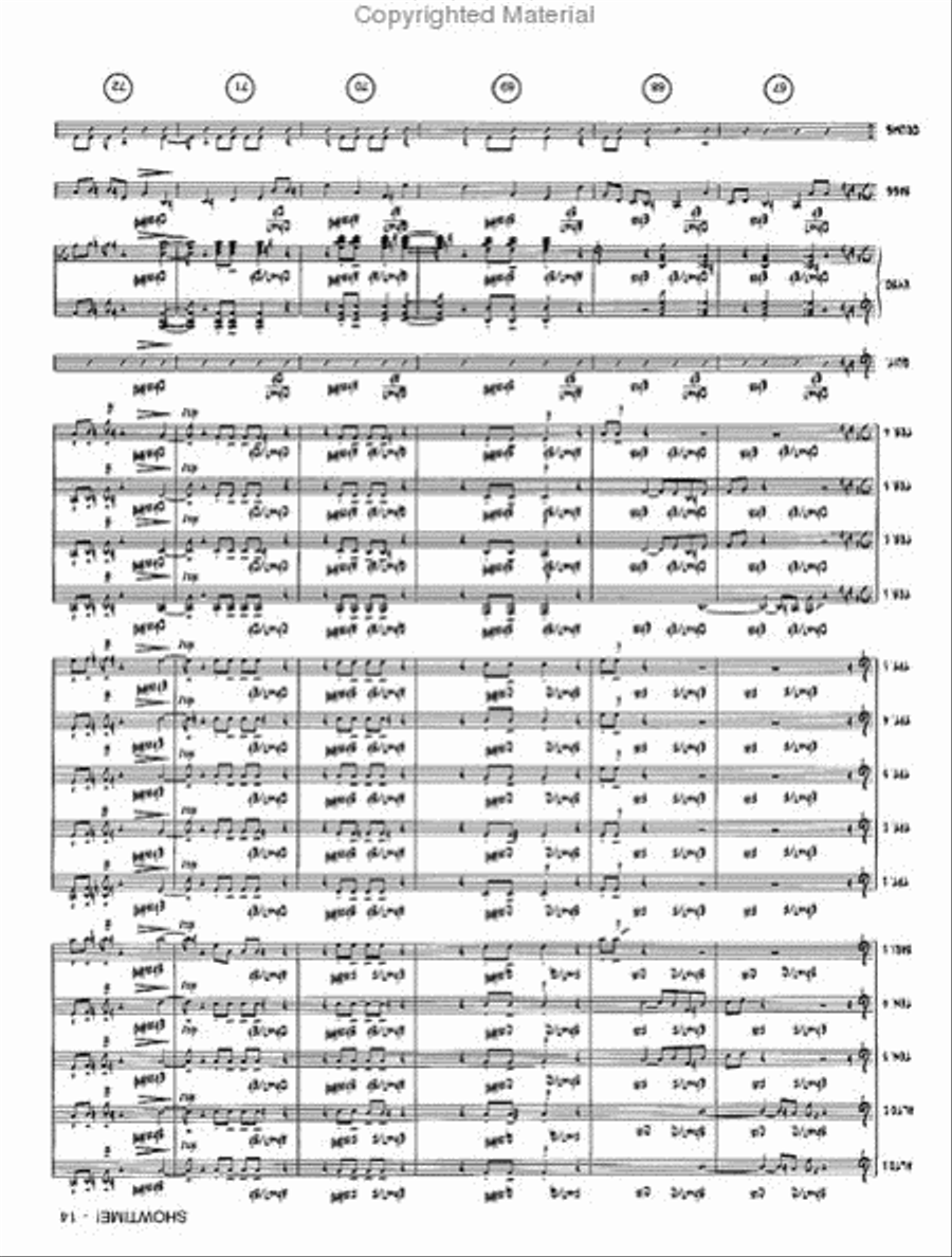 Showtime! Jazz Ensemble scores gallery preview page 13