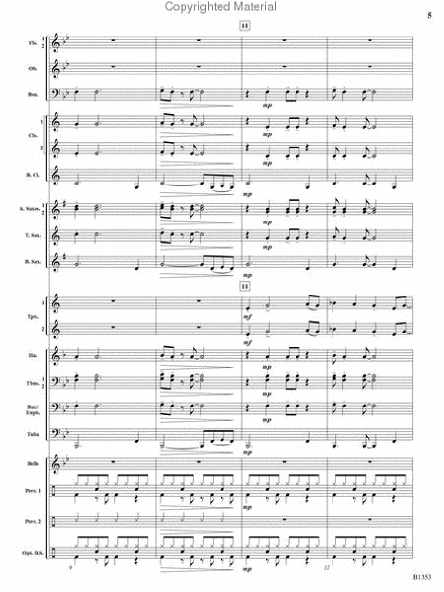 Cruisin' Cruisin' Concert Band scores gallery preview page 4