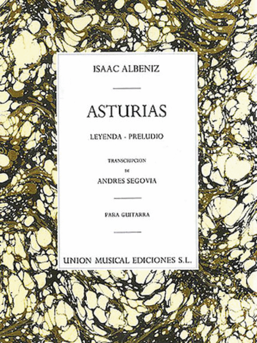 Asturias Preludio (segovia) Guitar