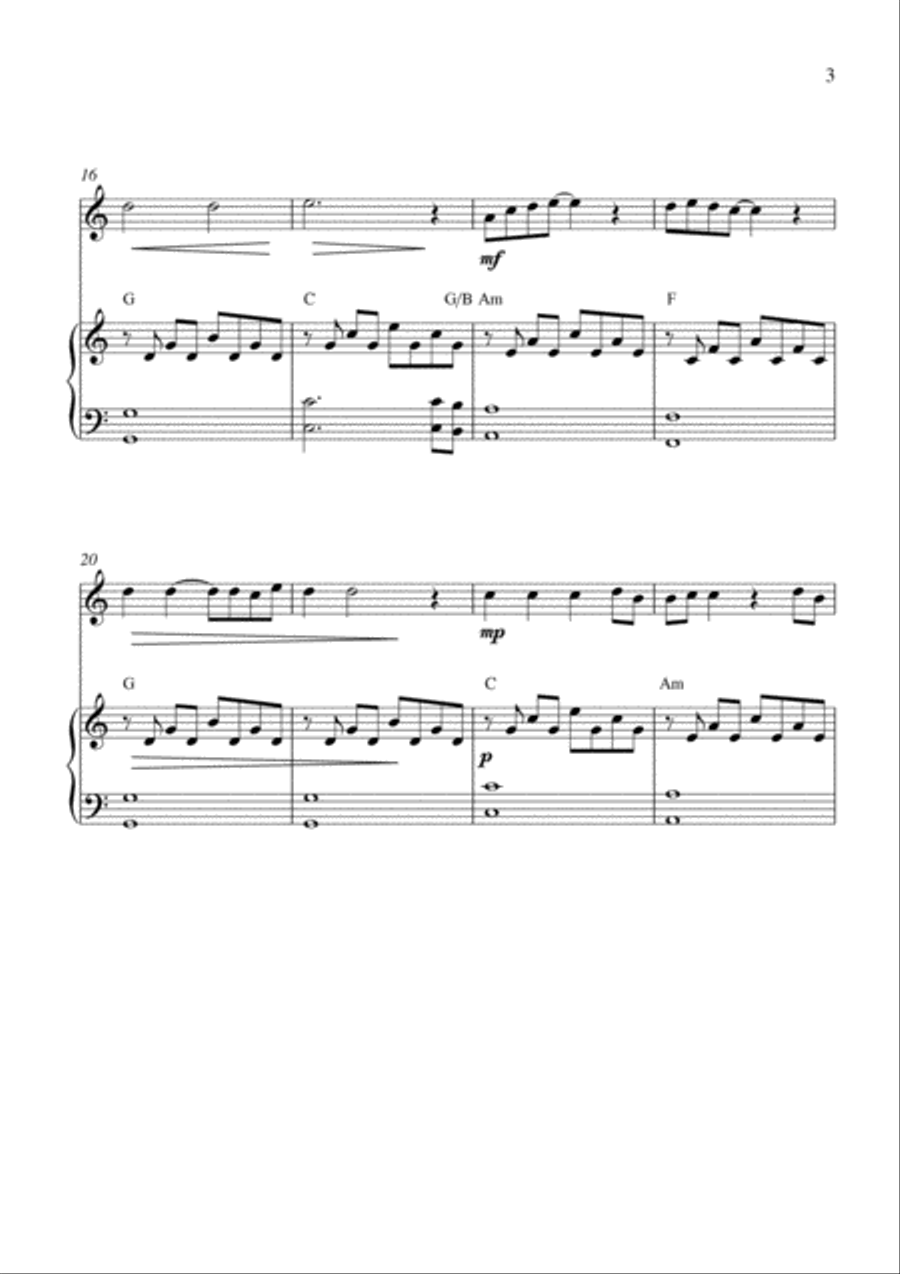 Only Time Flute Solo scores gallery preview page 3