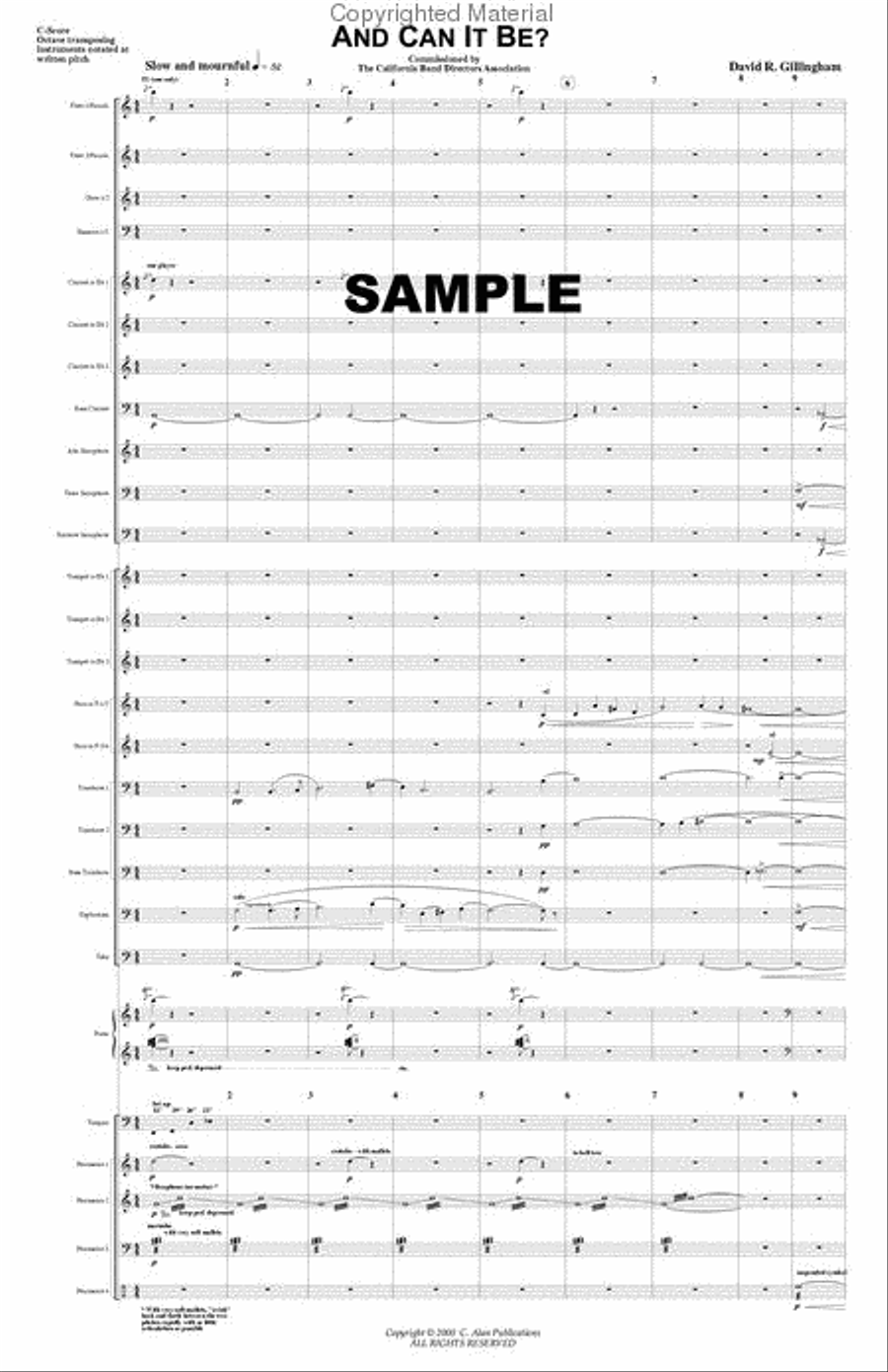 And Can It Be? Concert Band scores gallery preview page 2