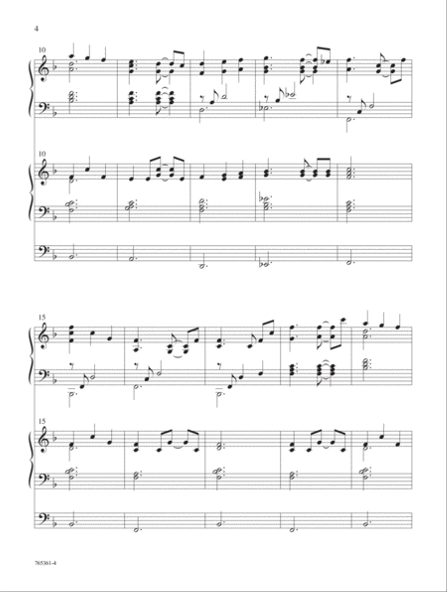 Symphony of Praise Organ scores gallery preview page 4