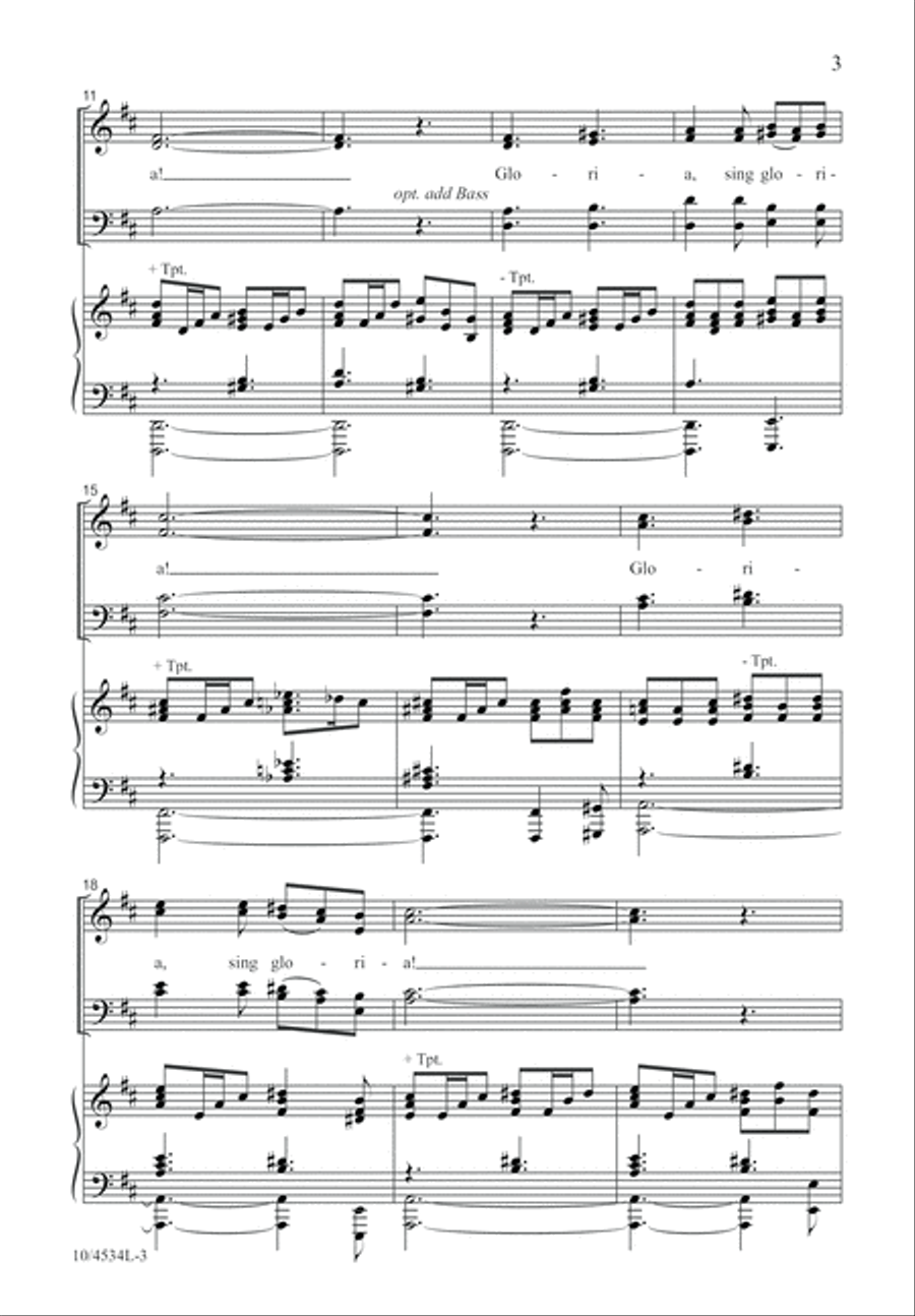 Gloria! 4-Part scores gallery preview page 4