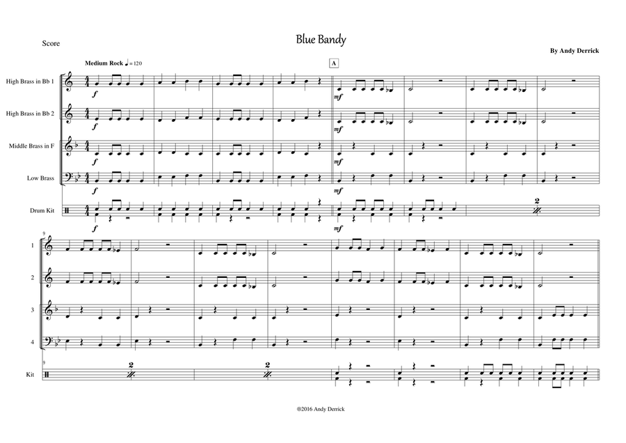Variety Bandbox - tunes for beginner brass band Brass Band scores gallery preview page 5