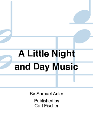 Book cover for A Little Night and Day Music
