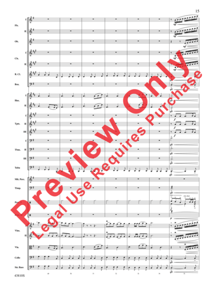 Rocky Broadway Full Orchestra scores gallery preview page 16