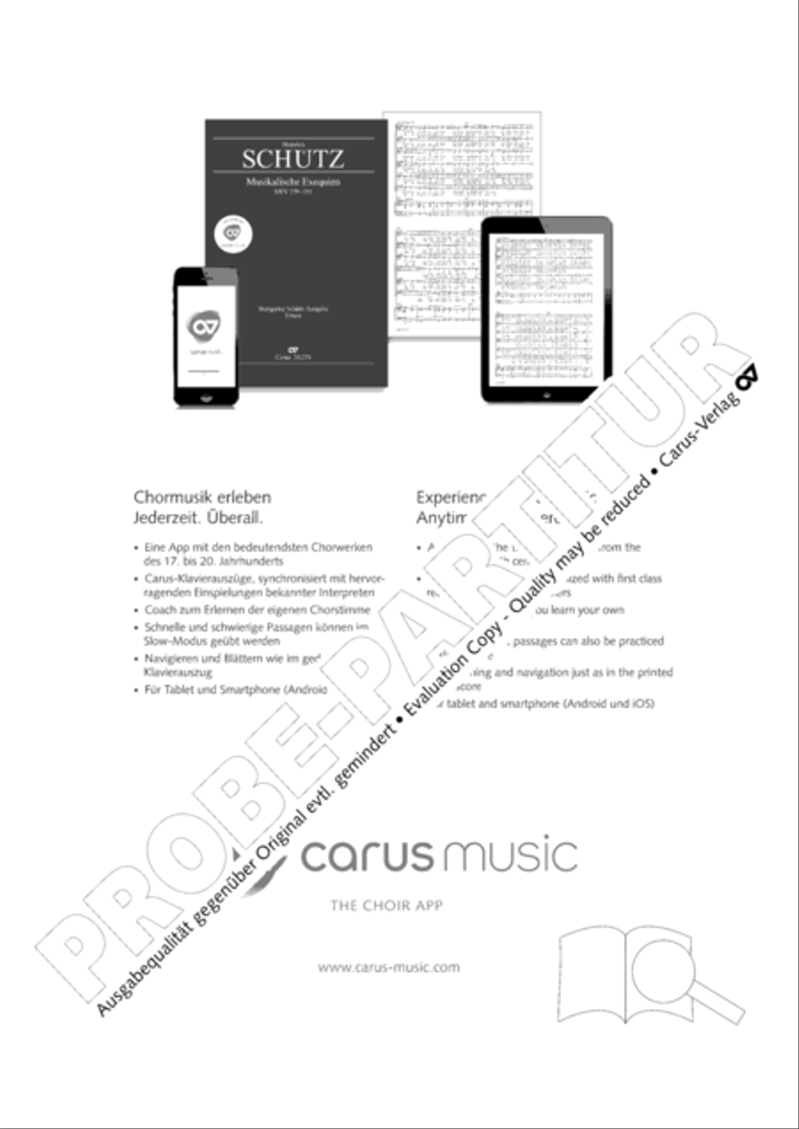 Musikalische Exequien I-III Score scores gallery preview page 69