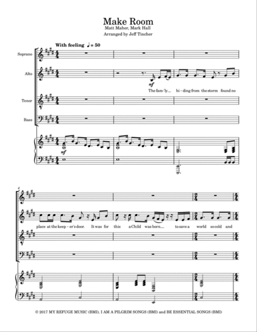 Make Room Make Room 4-Part scores gallery preview page 2