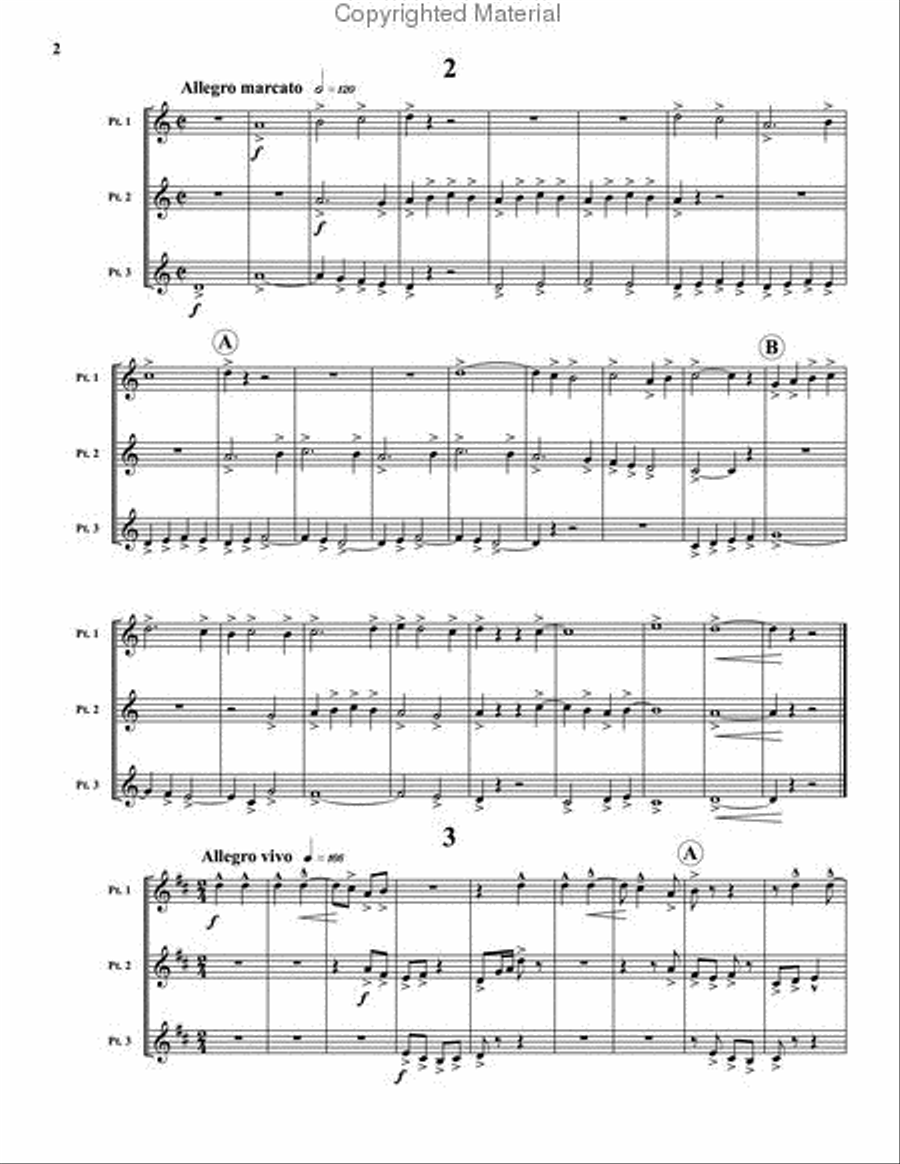 Musica Festiva Trumpet scores gallery preview page 3