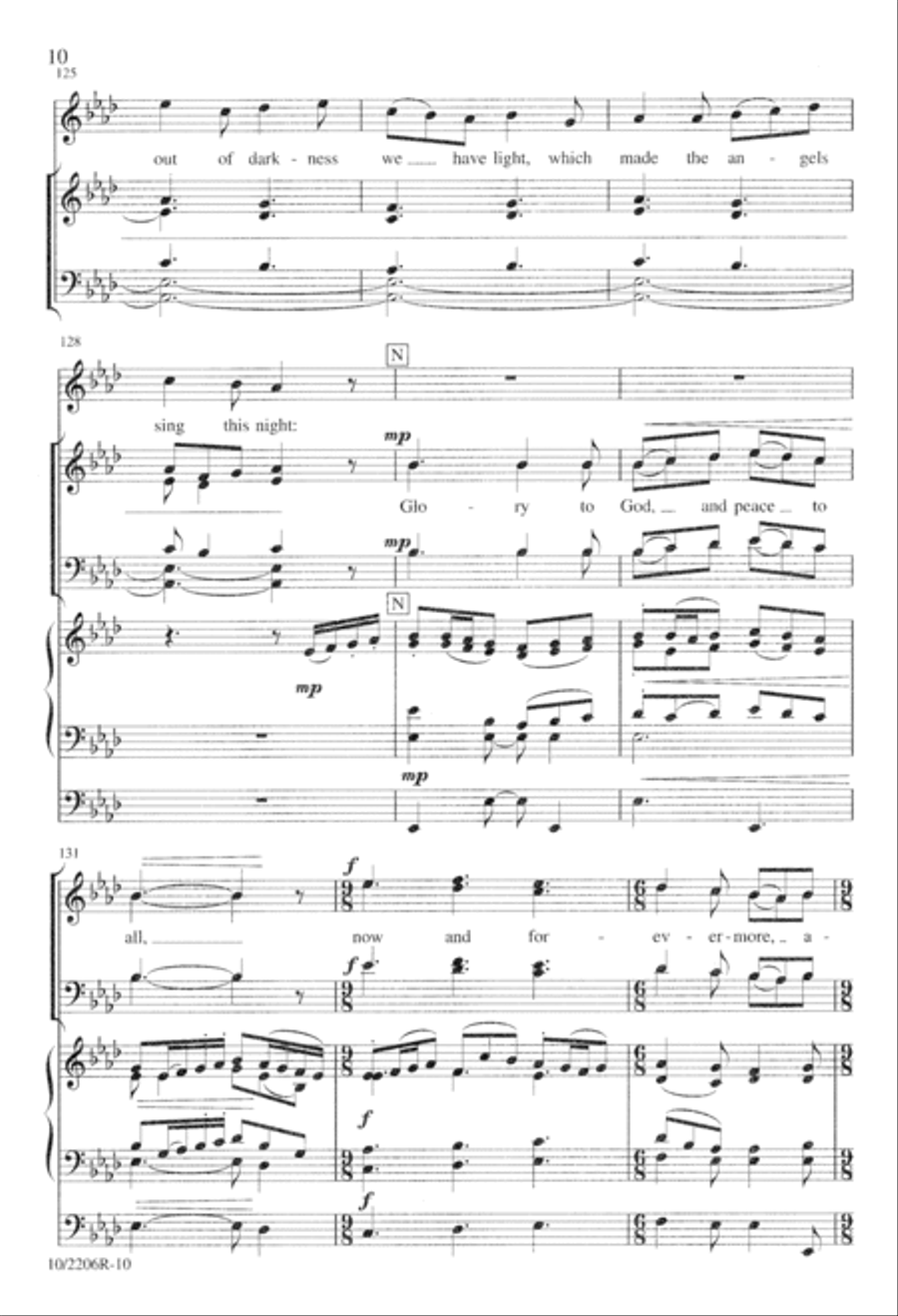 Sussex Carol Divisi scores gallery preview page 10