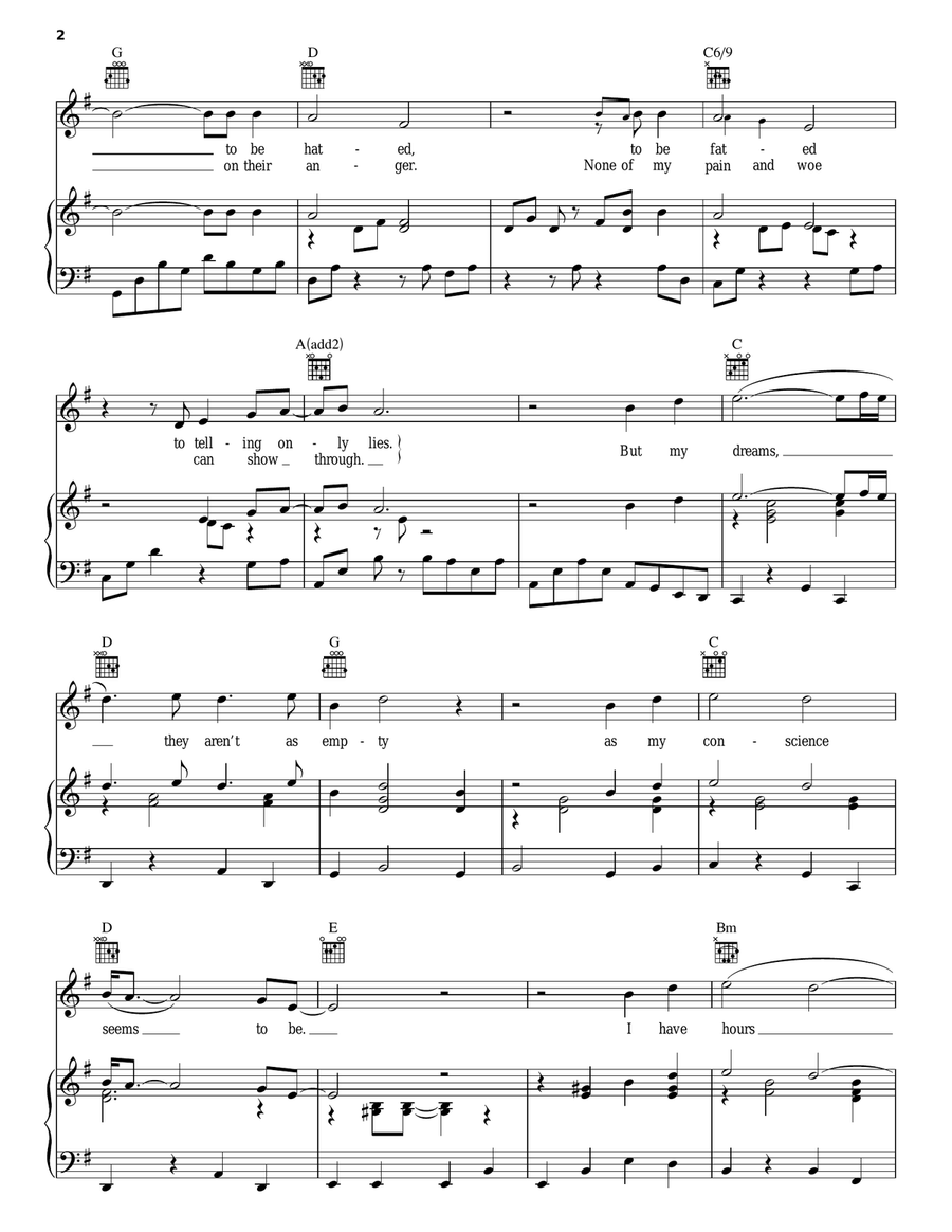 Behind Blue Eyes Acoustic Guitar scores gallery preview page 2