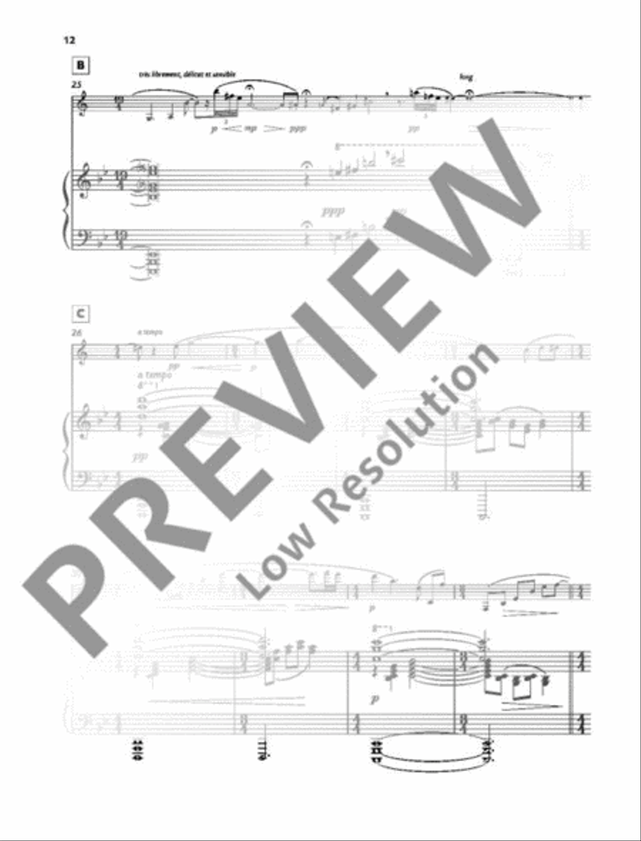 Sonate B-Flat Clarinet scores gallery preview page 13
