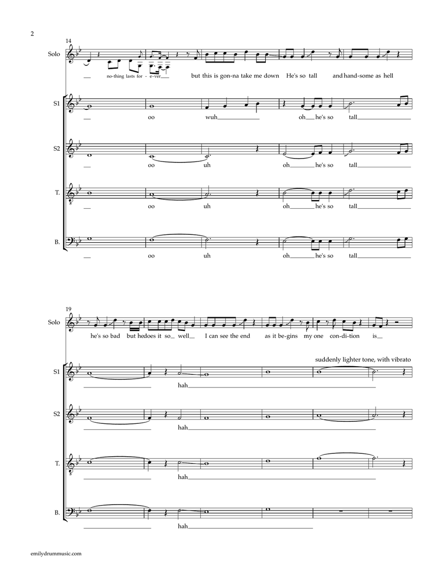Wildest Dreams Wildest Dreams 4-Part scores gallery preview page 2