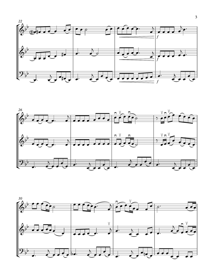 (god Must Have Spent) A Little More Time On You String Trio scores gallery preview page 3