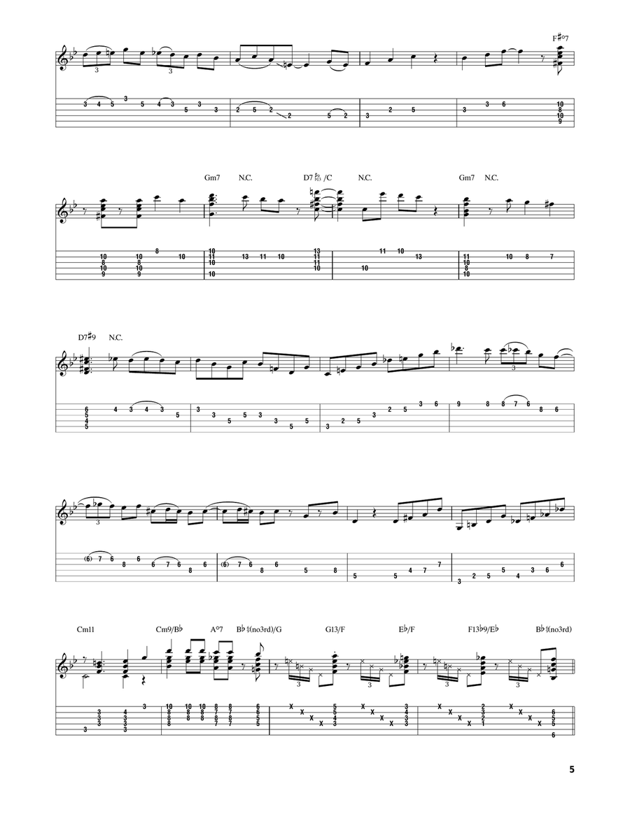 There Is No Greater Love There Is No Greater Love Electric Guitar scores gallery preview page 5