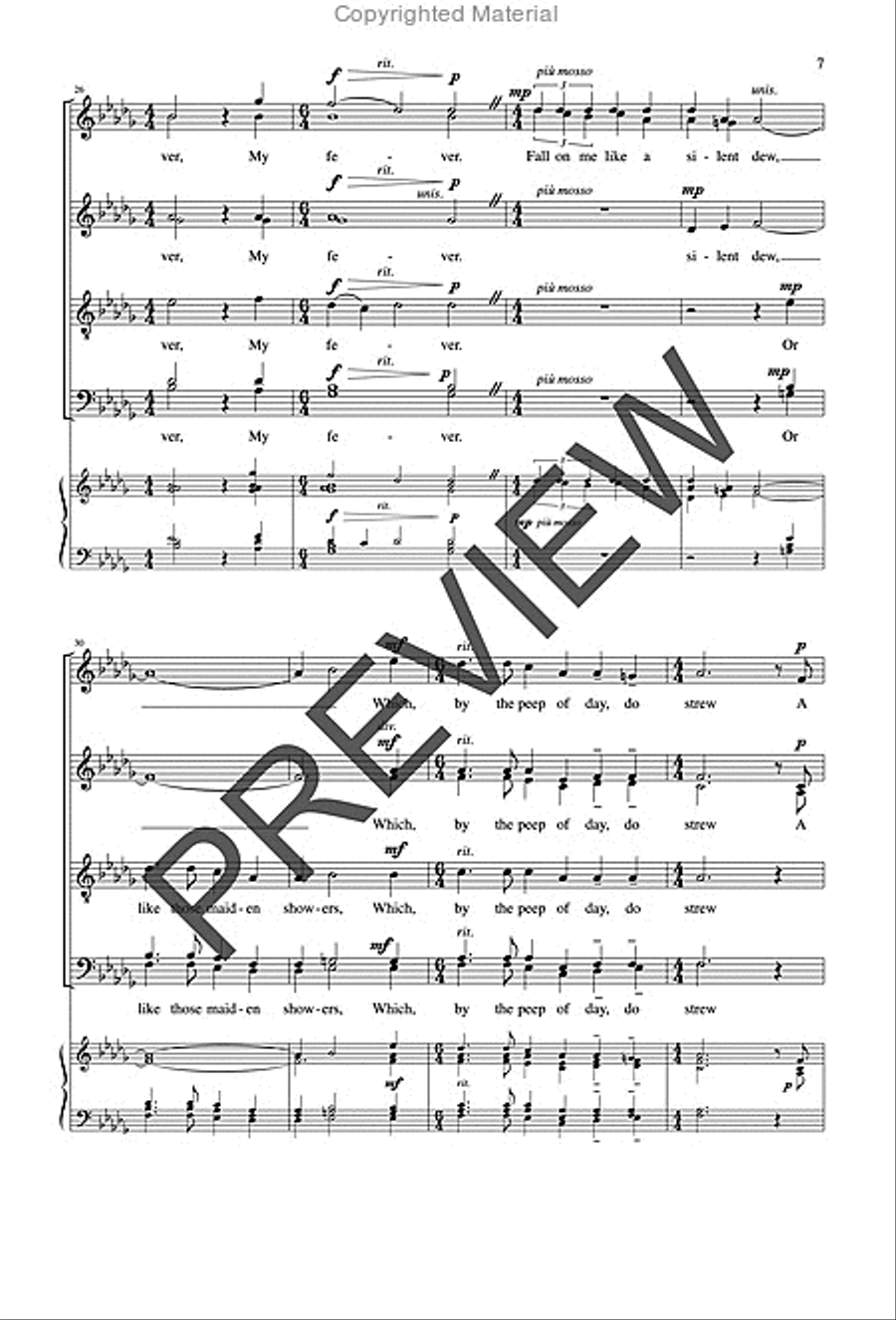 My Flight for Heaven Divisi scores gallery preview page 5
