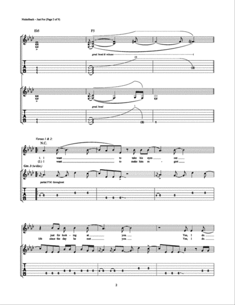 Just For Just For Electric Guitar scores gallery preview page 2