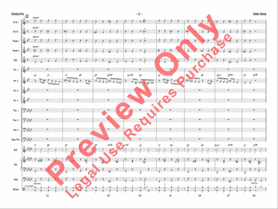 Work Song Jazz Ensemble scores gallery preview page 36