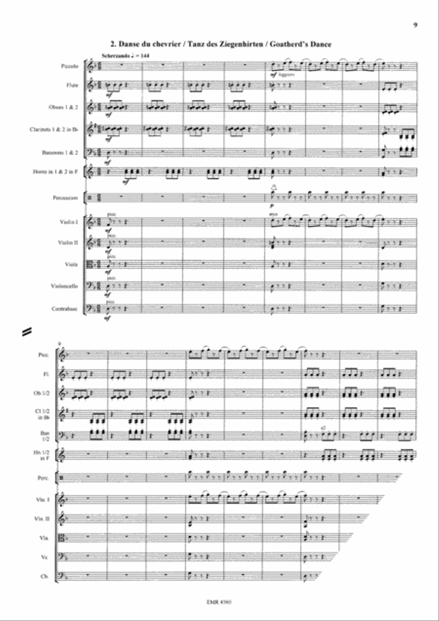 Suite Anniviarde Orchestra scores gallery preview page 4