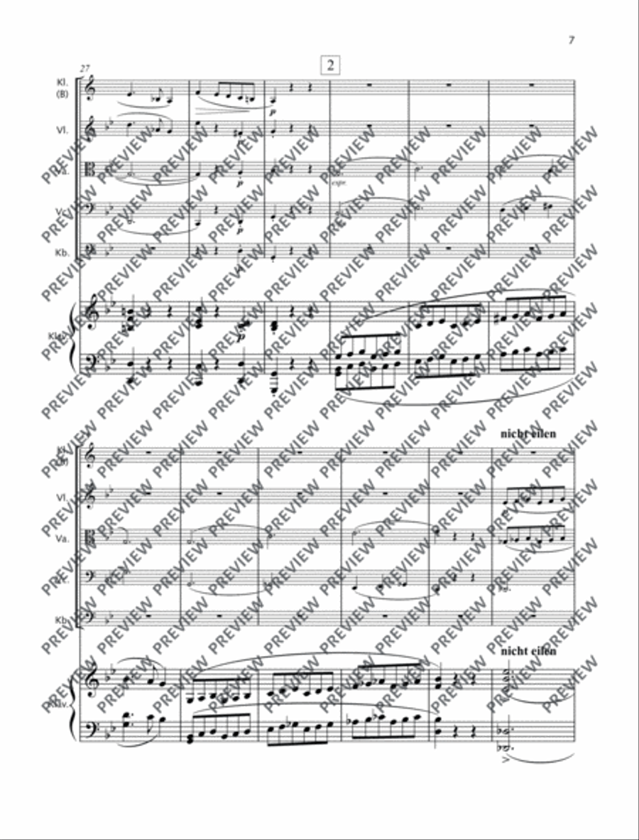Sextett Sextett Clarinet scores gallery preview page 8