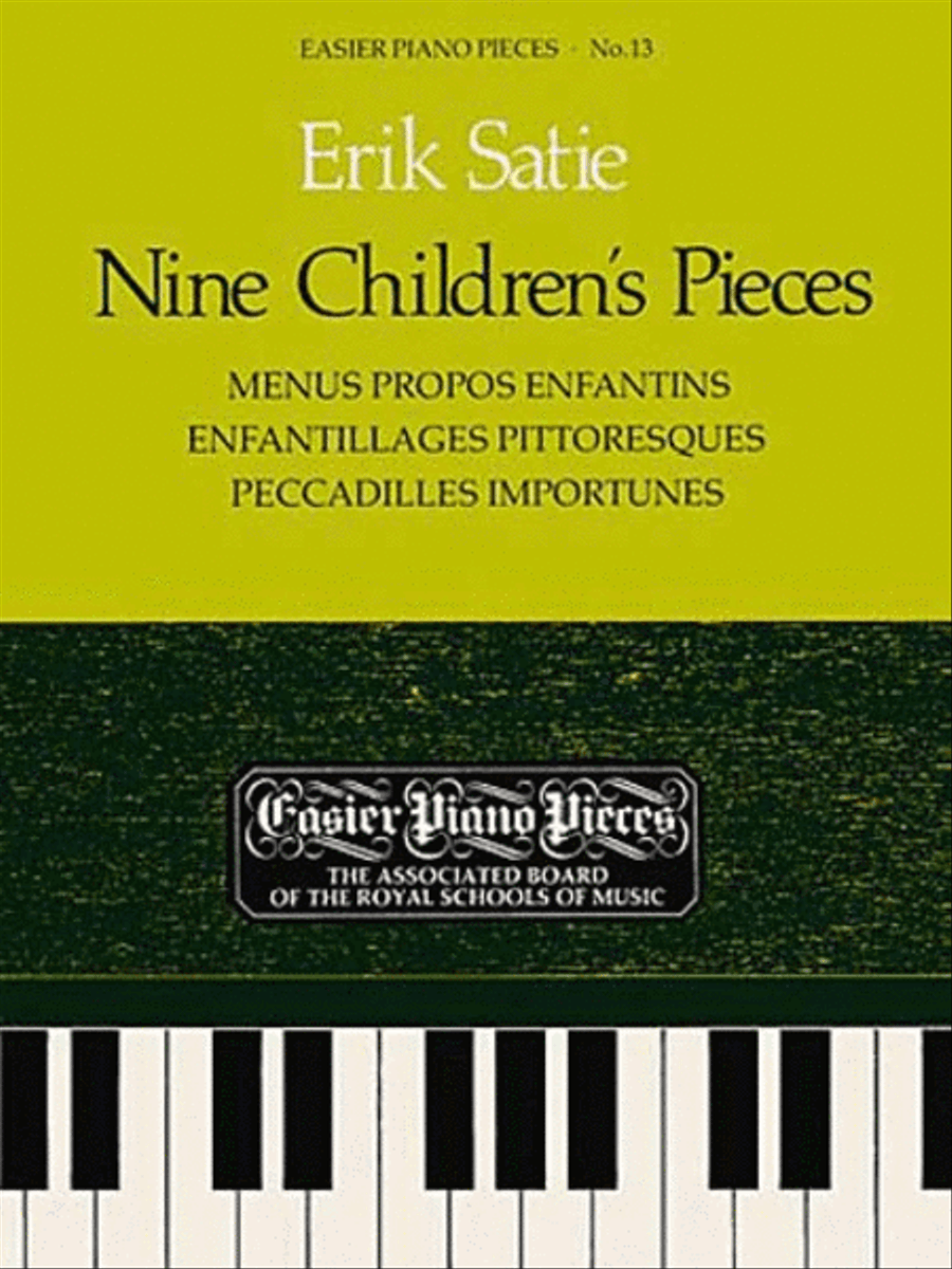 Nine Children's Pieces (Menus Propos Enfantins, Enfantillages Pittoresques, Peccadilles Importunes) Piano Method scores gallery preview page 1