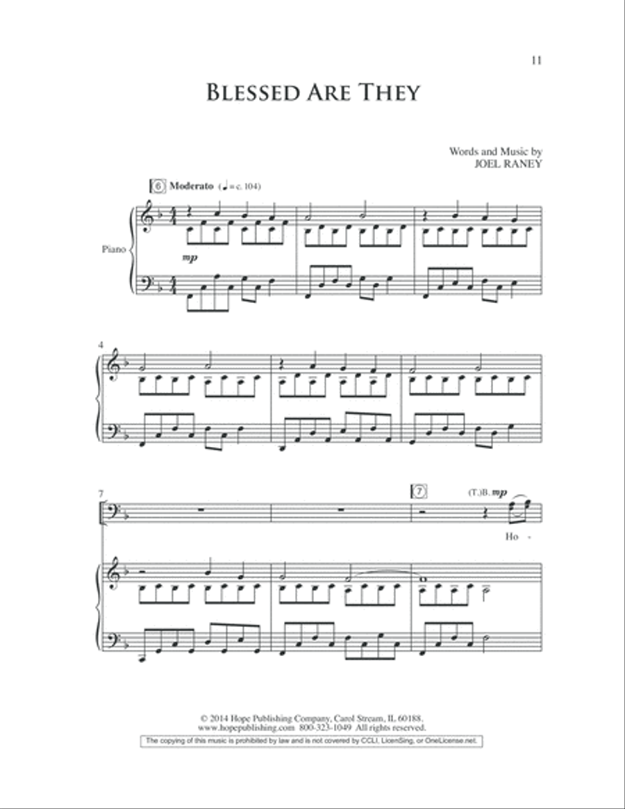 The Seven Last Days 4-Part scores gallery preview page 15