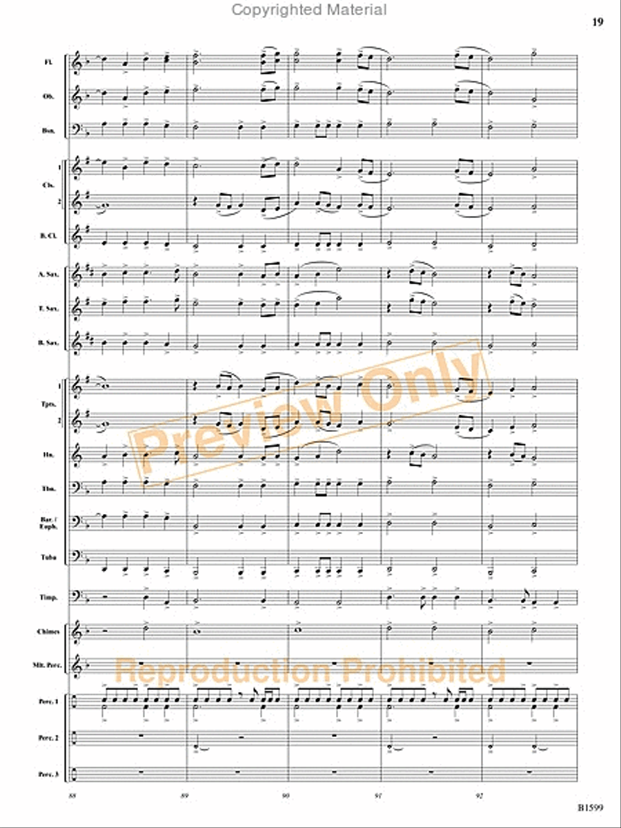 Terminal Velocity Concert Band scores gallery preview page 20