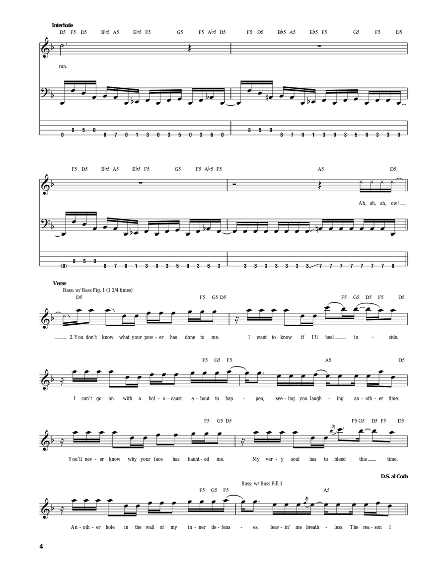 Stricken Acoustic Guitar scores gallery preview page 4
