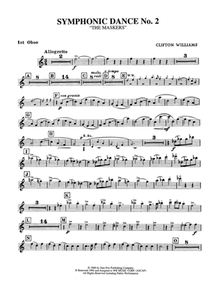 Symphonic Dance No. 2: Oboe