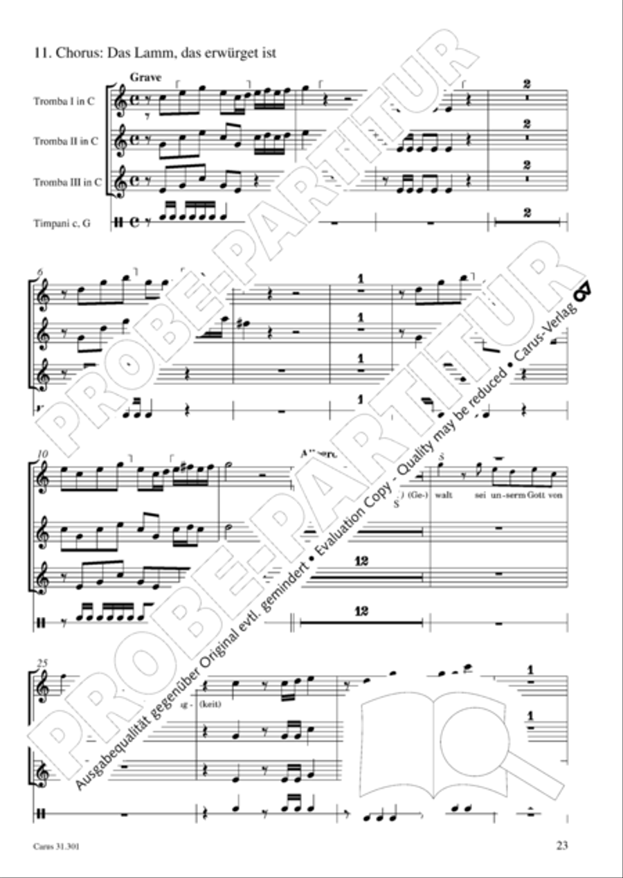 Bach for Brass 1: Cantatas I Voice scores gallery preview page 32