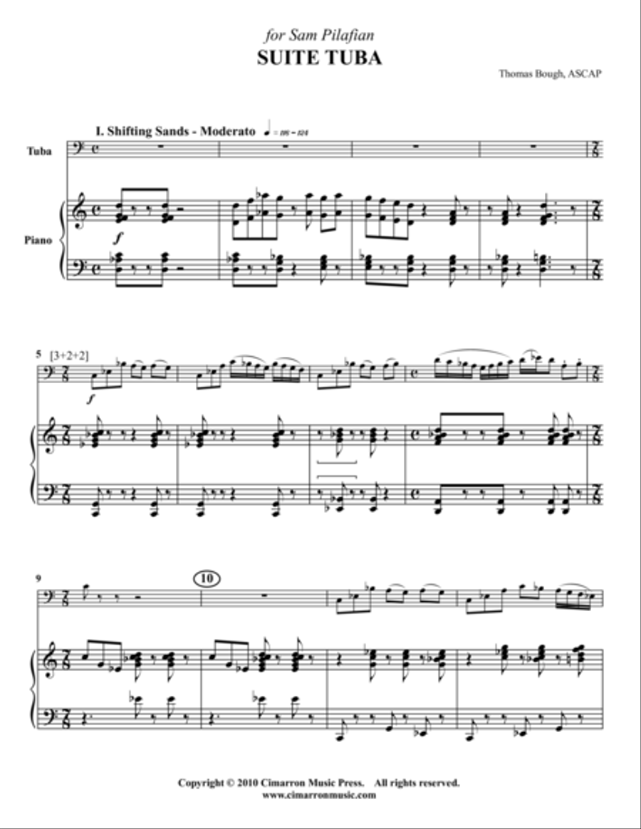 Suite Tuba Tuba scores gallery preview page 1