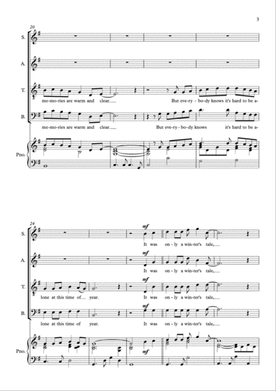 A Winter's Tale 4-Part scores gallery preview page 3