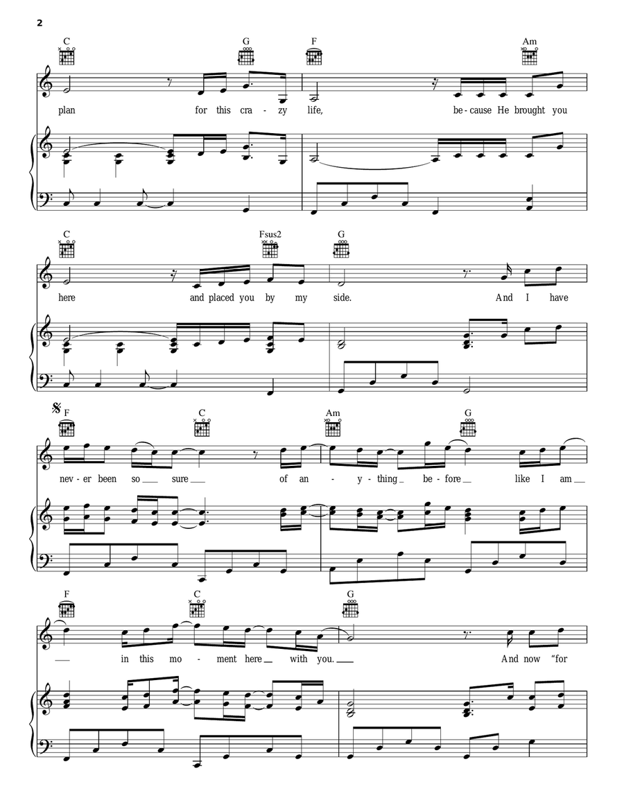 When I Say I Do Piano, Vocal, Guitar scores gallery preview page 2