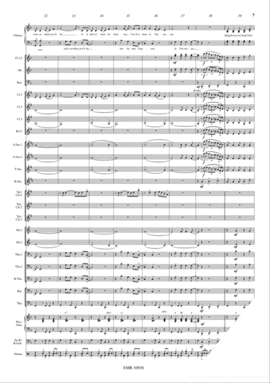 Tom Dooley 4-Part scores gallery preview page 9