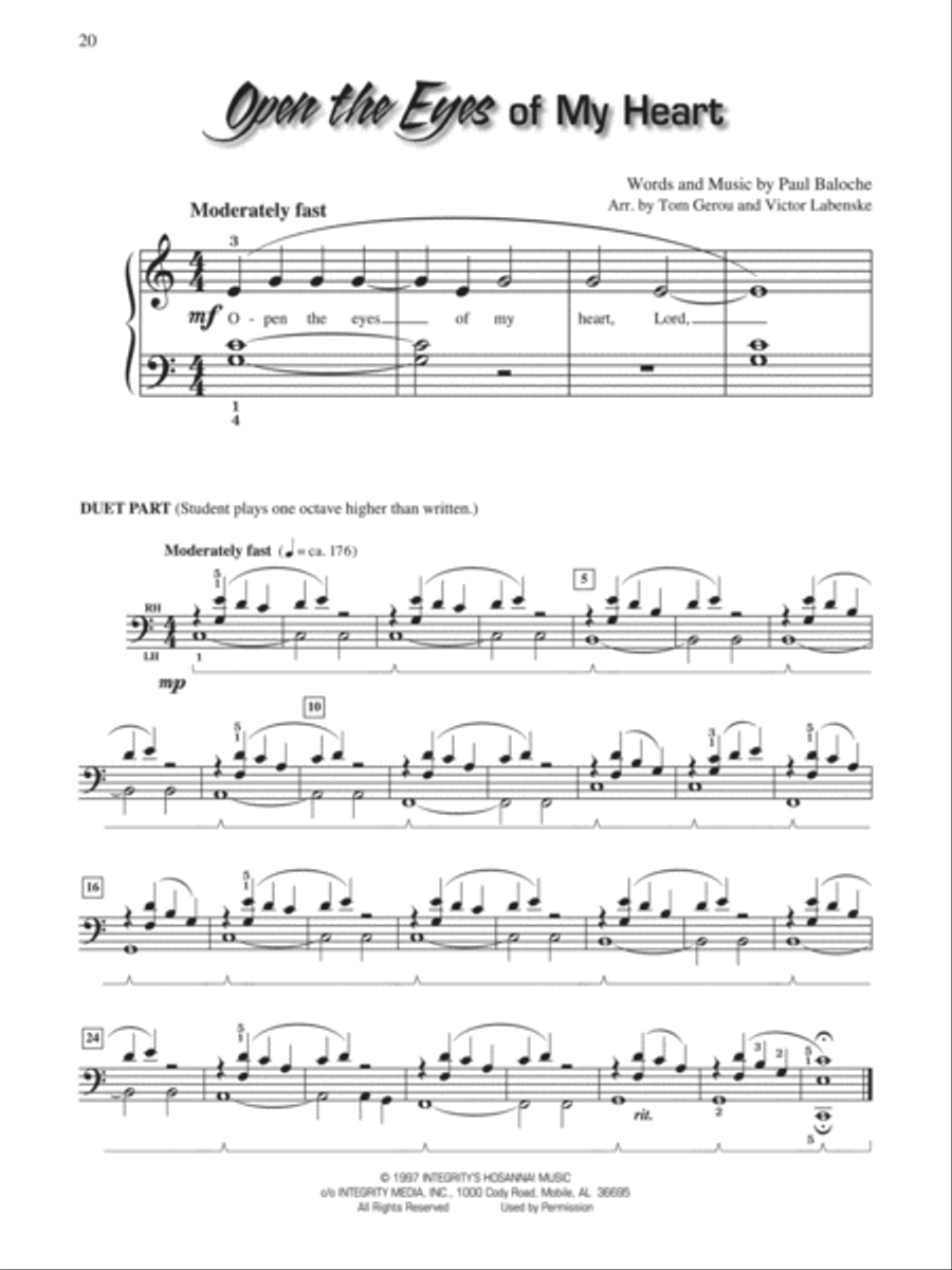 Play Praise -- Most Requested, Book 1 Easy Piano scores gallery preview page 5