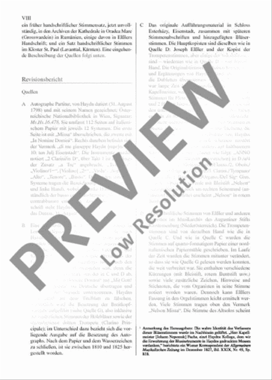 Missa in Angustiis D minor 4-Part scores gallery preview page 9