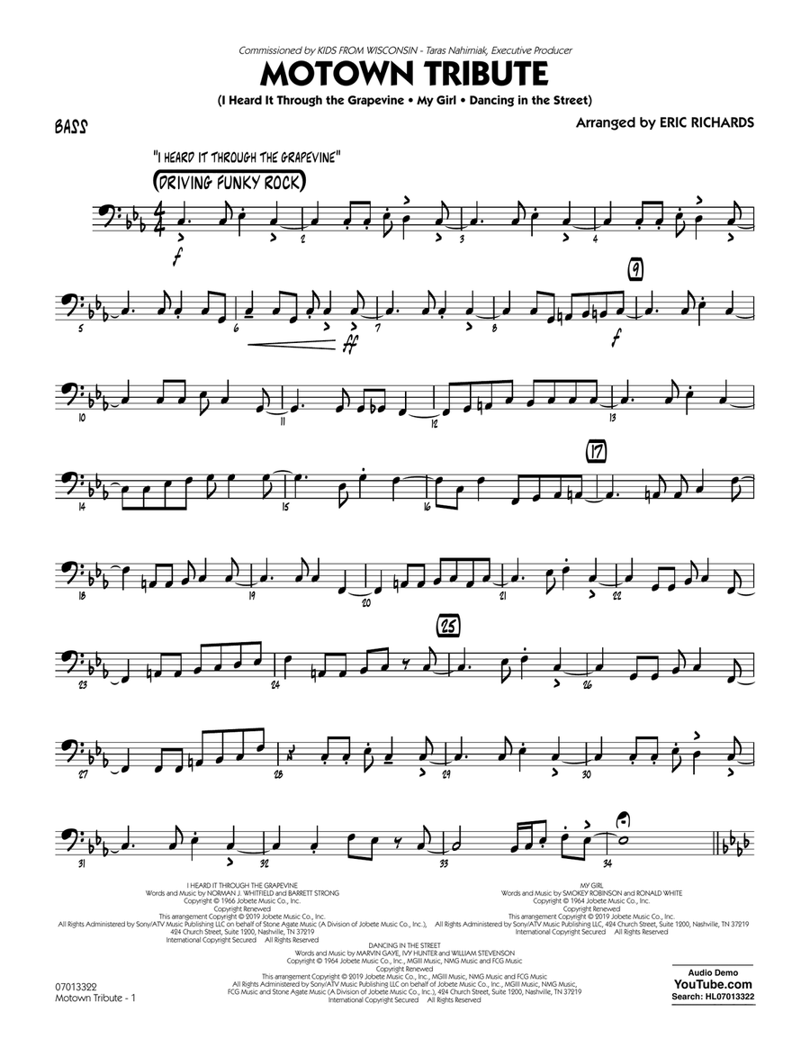 Motown Tribute - Bass