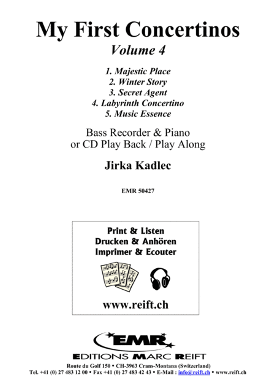 My First Concertinos Volume 4 Bass Recorder scores gallery preview page 2