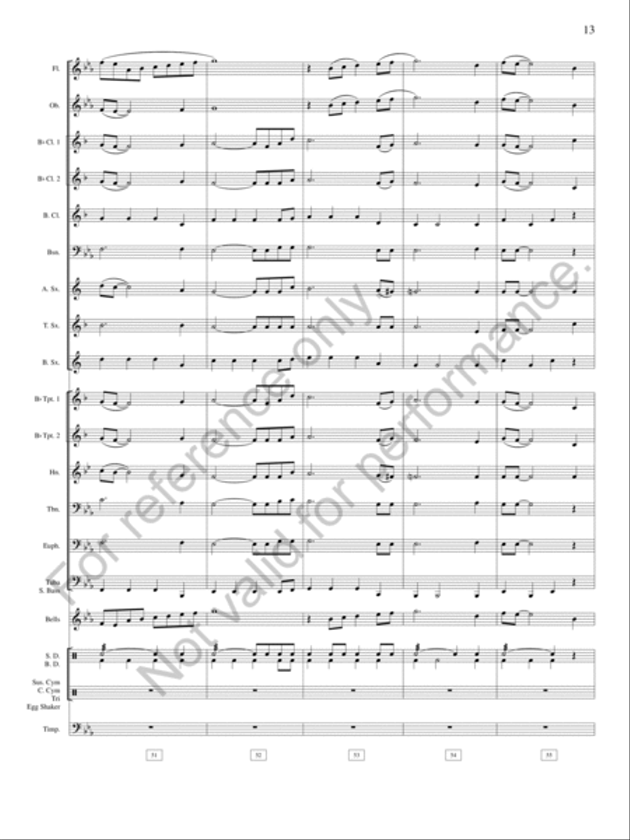 Pioneer Ballads Pioneer Ballads Concert Band scores gallery preview page 14