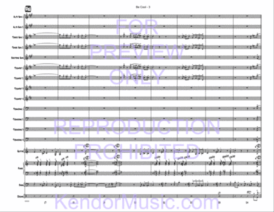 Be Cool Jazz Ensemble scores gallery preview page 5