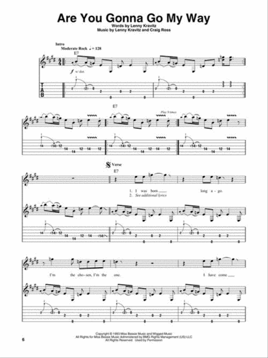 '90s Rock - 2nd Edition Guitar Tablature scores gallery preview page 4