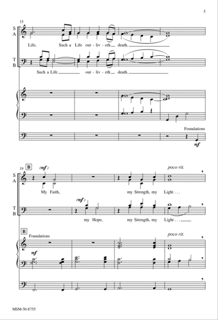 My Faith, My Hope My Faith, My Hope 4-Part scores gallery preview page 5