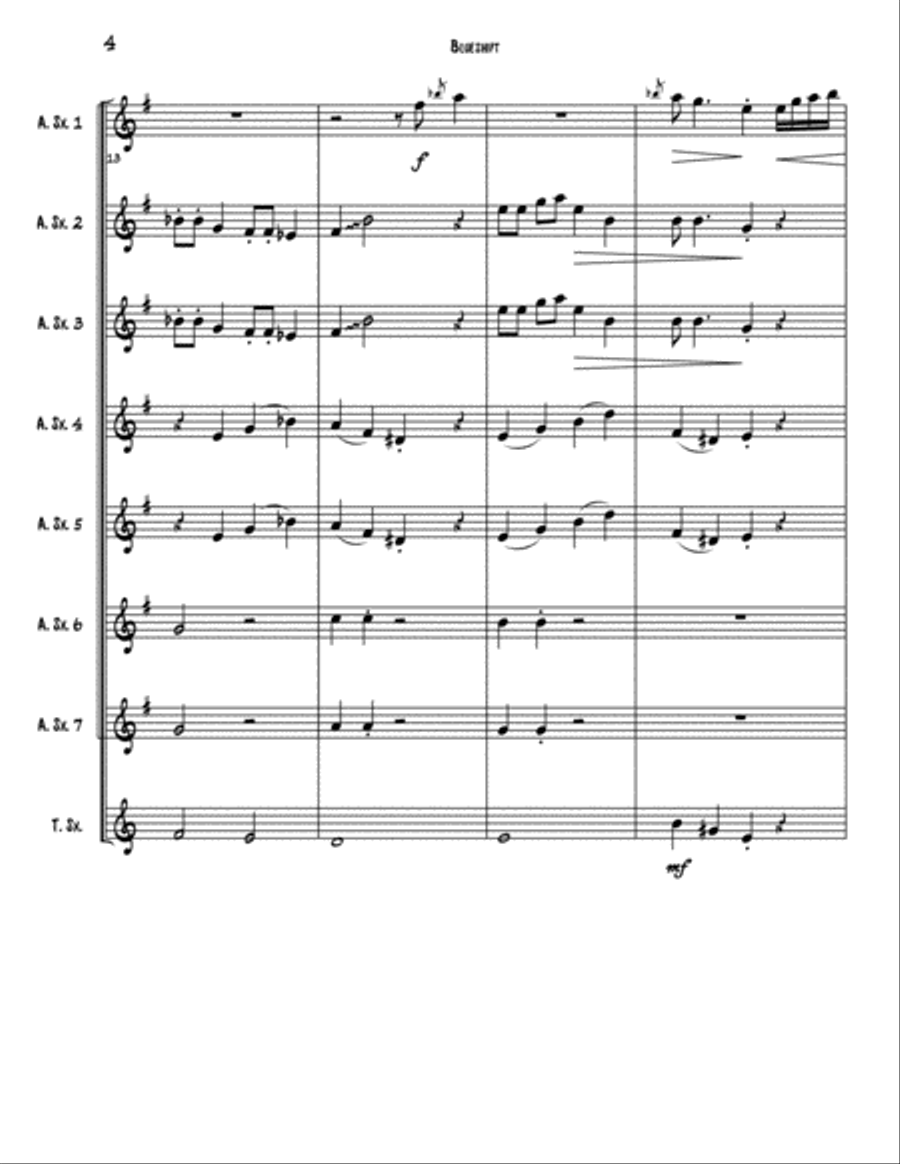 Blueshift Woodwind Ensemble scores gallery preview page 5