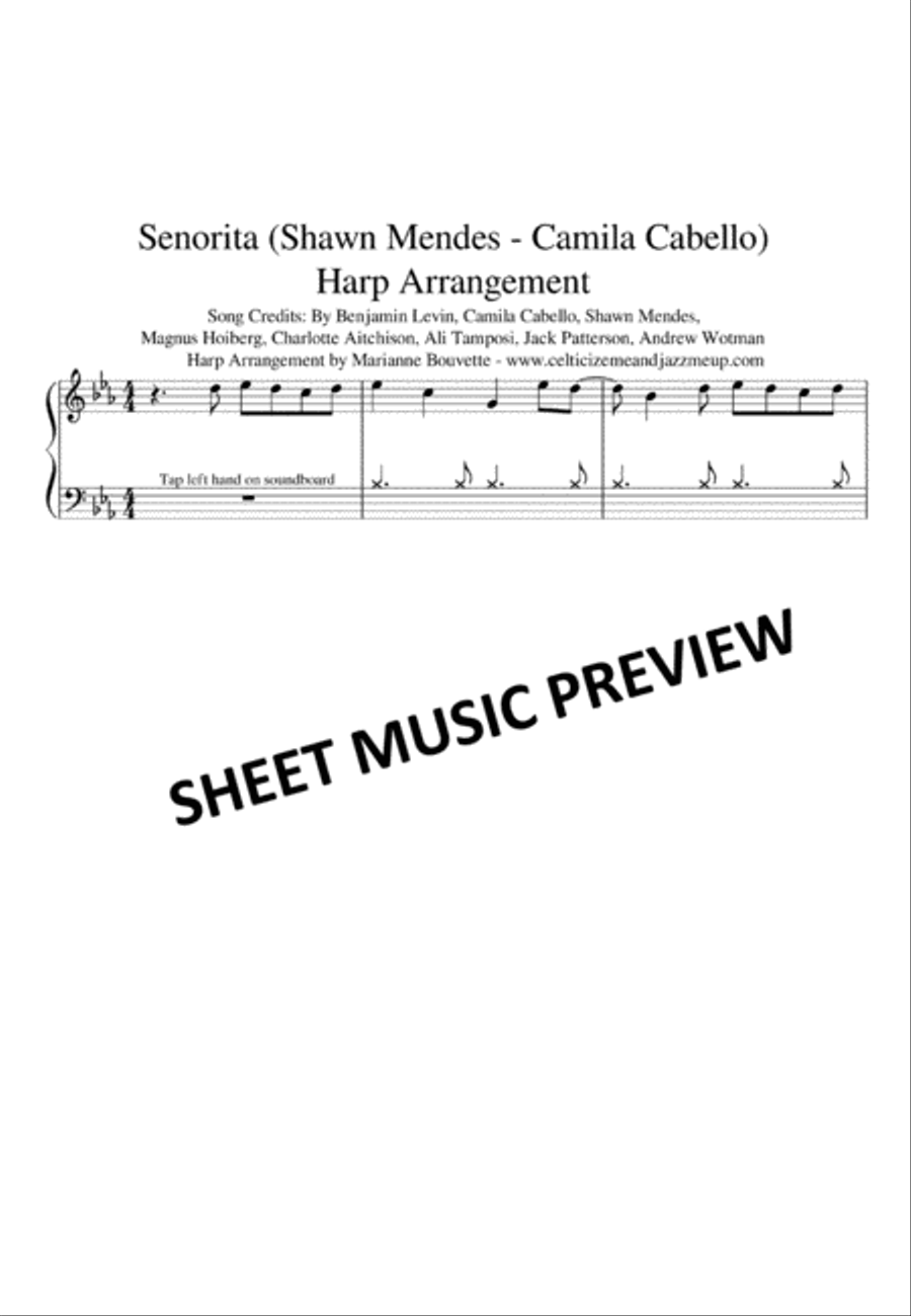 Senorita Senorita Harp scores gallery preview page 5