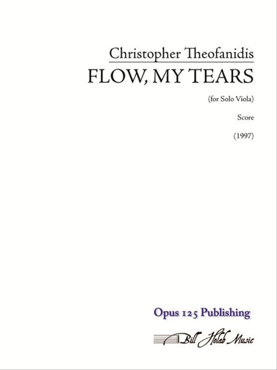 Flow My Tears - Viola Viola Solo scores gallery preview page 1