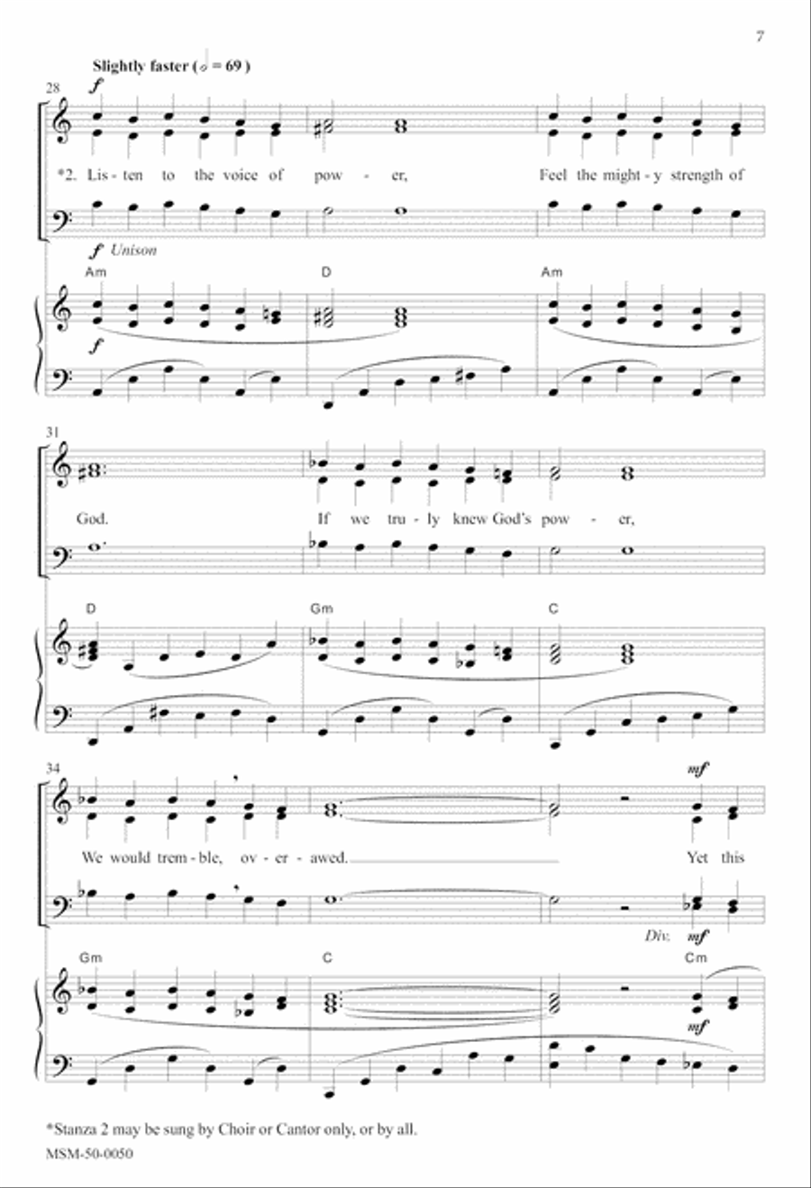 Emmanuel Comes!: An Advent Service of the Word 4-Part scores gallery preview page 6